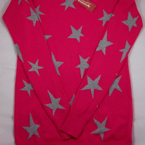 Arizona Jean Co. Pink Star Print Tunic Sweater - Picture 4 of 4